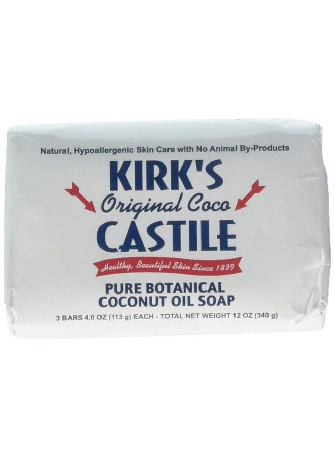 Kirk's Natural Castile Soap Original 4 Oz Pack Of 3 - Image 2
