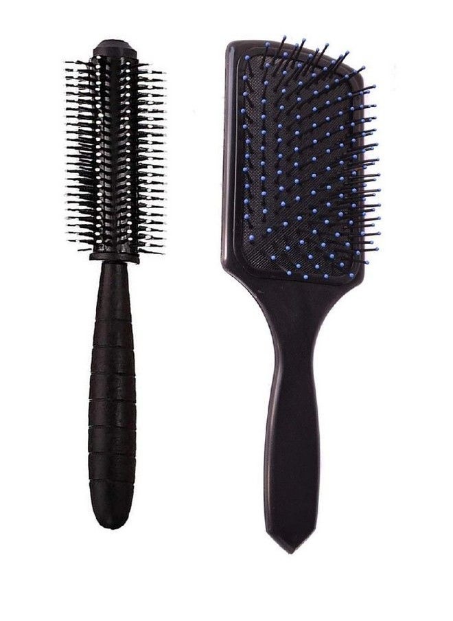 CHEM-AB ENTEREPIRSE - Unisex Round Roller Hair Brush Combo Comb For All Type Of Hair (Hair Com 2) - Image 1