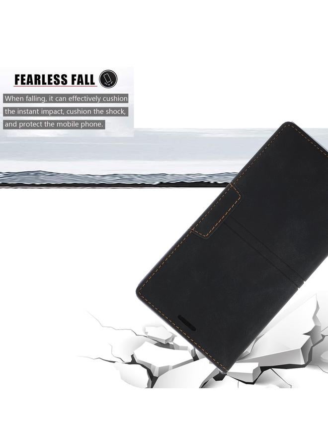 زبون جراب لهاتف iPhone 13 Pro Dream Magnetic Suction Business، جراب جلد PU أفقي قلاب مع حامل وفتحة بطاقة ومحفظة - Image 5