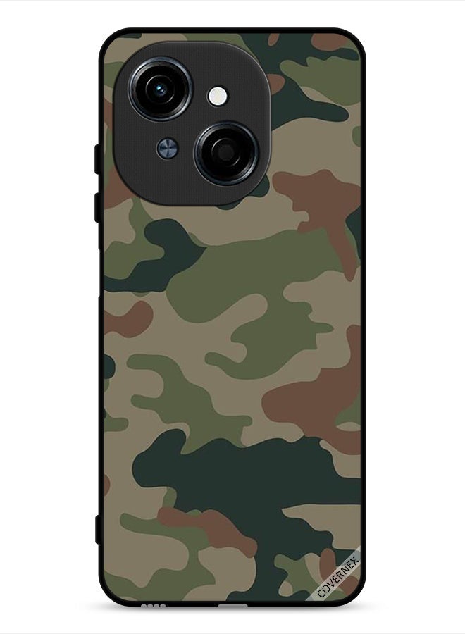 Covernex Tecno Spark Go 1S 4G Protective Case Cover Camouflage Pattern - Image 1