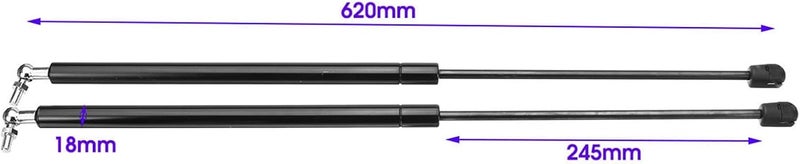 Wivplex Hood Lift Support Struts for Mitsubishi Outlander - Image 2