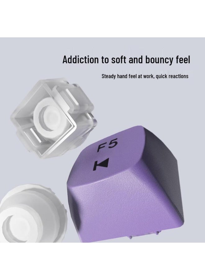 المؤسس مجموعة لوحة مفاتيح وماوس KM650 للألعاب، بإضاءة RGB، سلكية USB، تدعم AR/EN، مزودة بخاصية النقر الغشائي مع زر للتحكم في مستوى الصوت، دقة 1200 نقطة في البوصة، متعددة الوسائط، متوافقة مع الألعاب، الأعمال، أجهزة الكمبيوتر الشخصية، أجهزة ماك ، وأنظمة وندوز. - Image 3