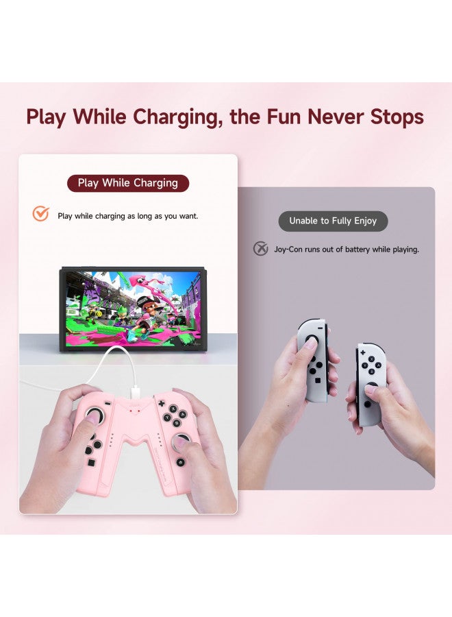 Jingdu JINGDU Switch Joy-Con Charging Grip Compatible with