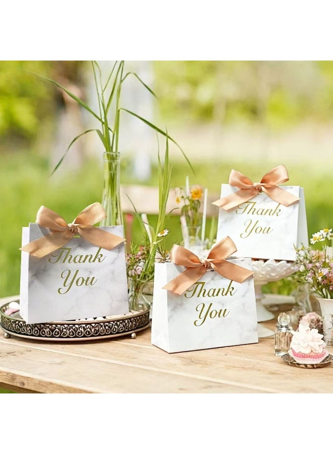 HYH 24 Pcs Thank You Gift Bags,Shopping Bag,Party Bags For Kids, supplies Snack candy Gift Bag Food Bags,Bags For Birthday Wedding Celebrations Party Favors - Image 5
