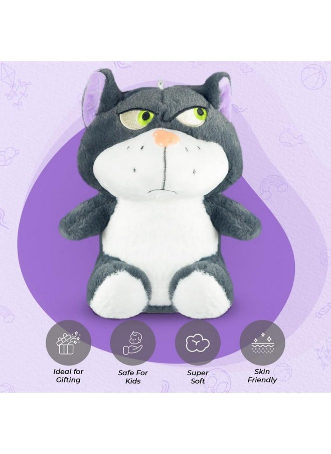 ERRECOM Ultra Ultra Black Cat Animal Soft Stuffed Plush Toy For Kids Baby Girls & Boys Birthday Theme Gifts Home Decoration  - Image 4