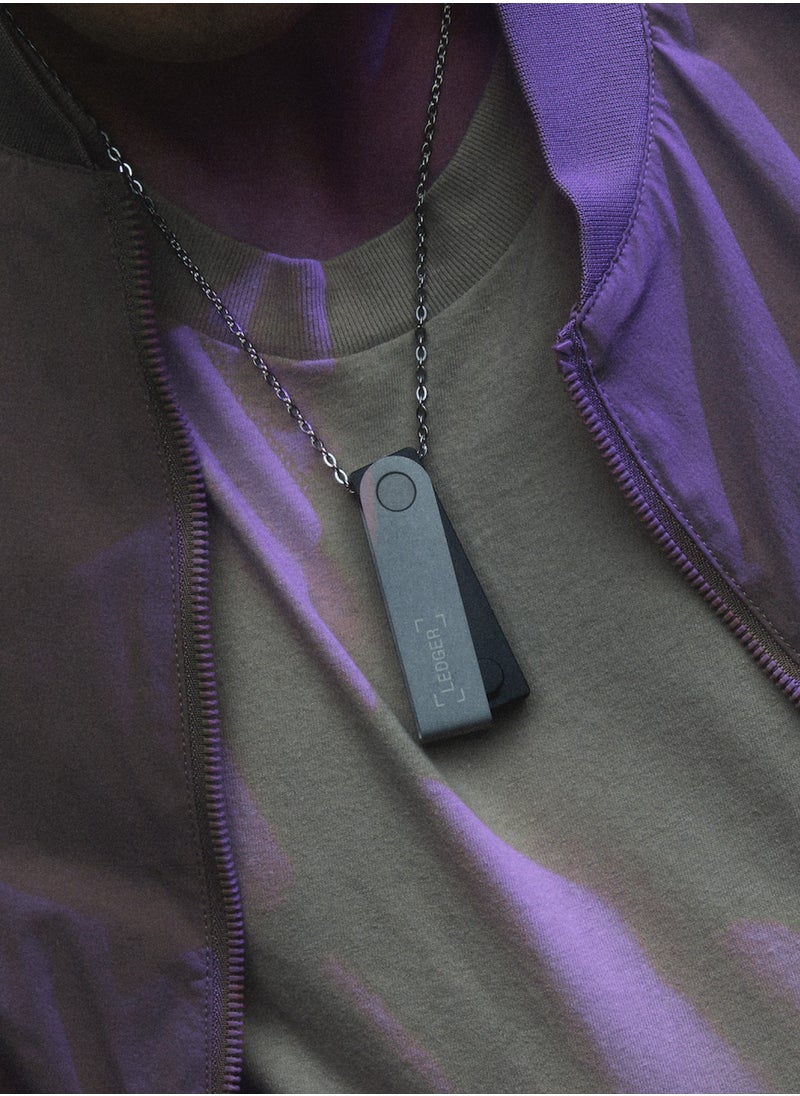 Ledger - Nano X Hardware Wallet | Safest Crypto & NFT Cold Storage, Big Screen + Wireless Bluetooth & Type-C Connectivity, 5000+ Coins Supported, for iOS & Android, MacOS & Windows - Sapphire Blue - Image 1