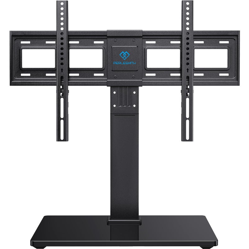 PERLESMITH Universal Swivel TV Stand Legs for 37-75 inch TVs, Height Adjustable Tabletop Mount Holds up to 99lbs, Television Table TV Stands for Livingroom & Bedroom, Universal VESA 600x400mm, PSTVS13 - Image 1