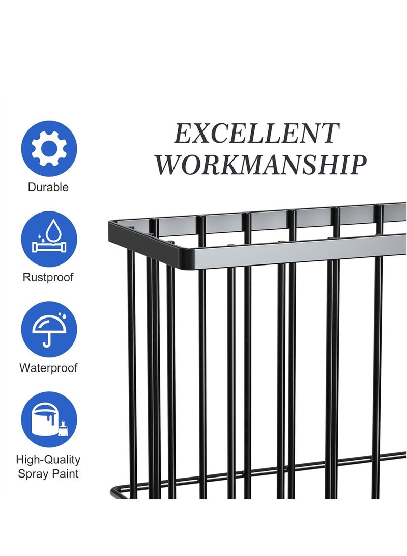 SYOSI Adhesive Shower Caddy Basket Shelf, 2 PCS Cabinet Door Lid Organizer, Bathroom Organizer Shelves, Kitchen Storage Rack, No Drilling Wall Mounted Rustproof Shower Shelf for Inside Shower - Image 4