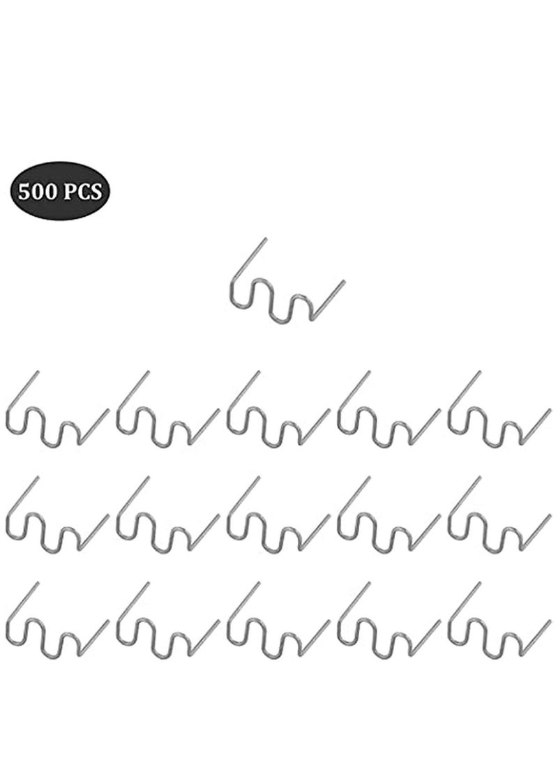 Y&D Bumper Welding Rods, 500Pcs Car Rods Hot Staple Repair Pre Cut Wave Staples Plastic Stapler (0.8MM) - Image 4