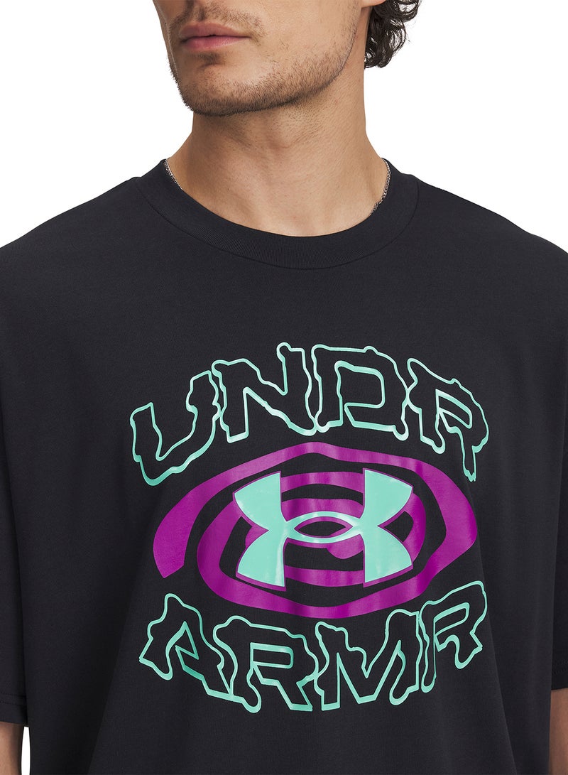 UNDER ARMOUR UA M HWT Hoops Hoopnotic SS  - Image 3