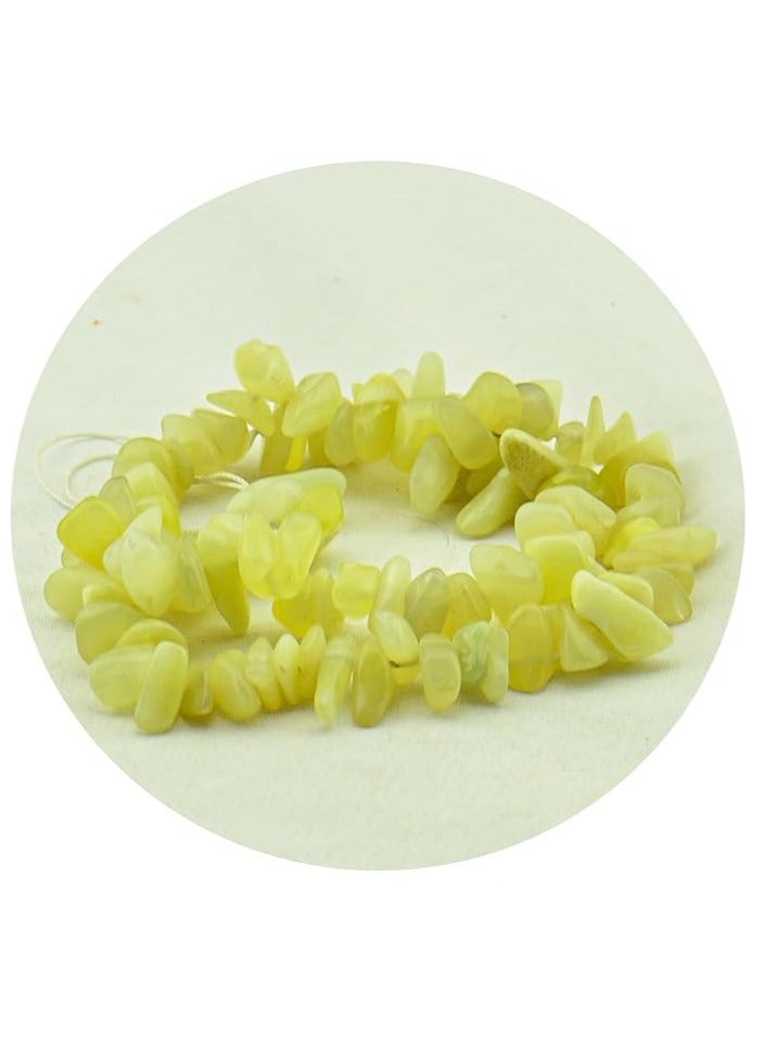 Loose natural stones of rough, cracked, and unpolished agate (light yellow) - Image 1