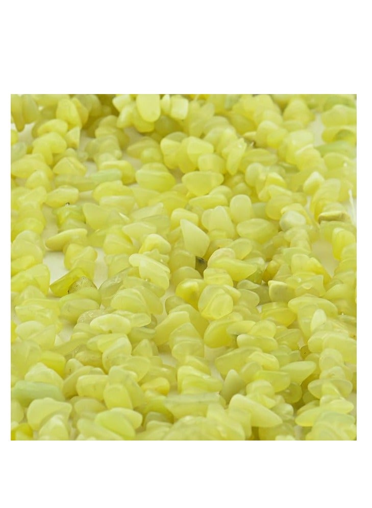 Loose natural stones of rough, cracked, and unpolished agate (light yellow) - Image 4