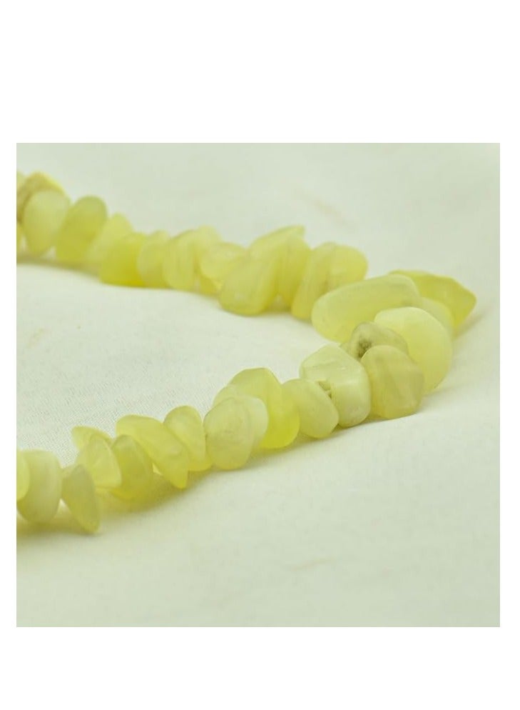 Loose natural stones of rough, cracked, and unpolished agate (light yellow) - Image 3