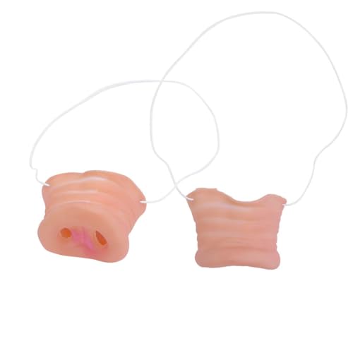 BinaryABC Halloween Pig Nose Hog Snout,Holloween Costume Party Props,3Pcs (5X6cm) - Image 3
