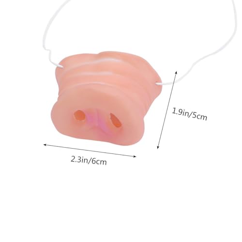BinaryABC Halloween Pig Nose Hog Snout,Holloween Costume Party Props,3Pcs (5X6cm) - Image 2