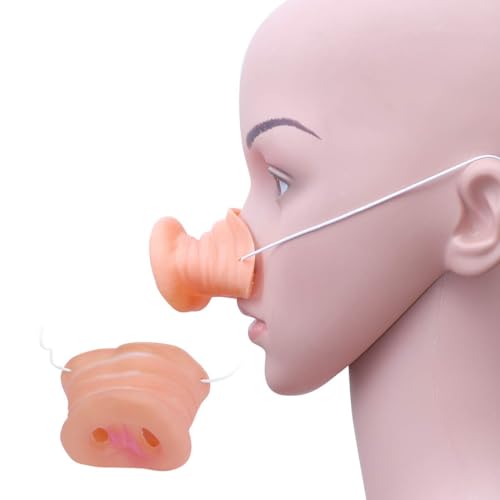 BinaryABC Halloween Pig Nose Hog Snout,Holloween Costume Party Props,3Pcs (5X6cm) - Image 4