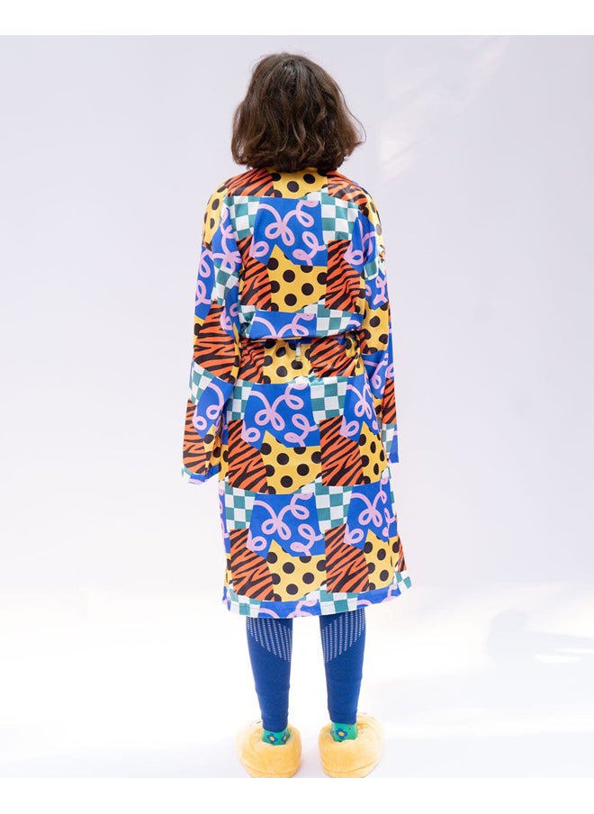 null - Unisex Chess Floppy Robe - Image 1