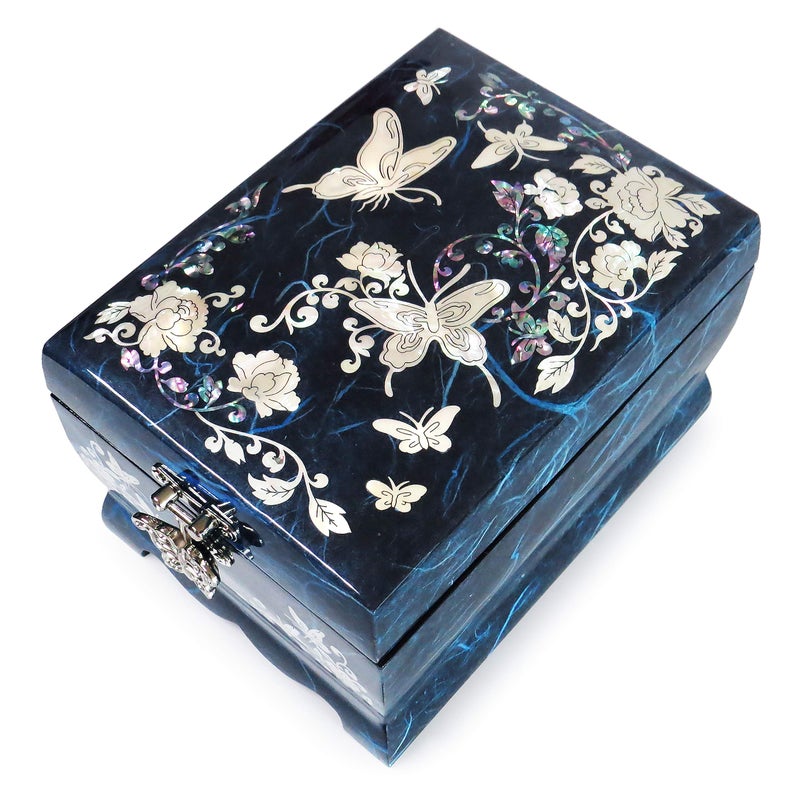 MADDesign Mother of Pearl MADDesign Mother of Pearl Lacquered Jewelry Music Box 