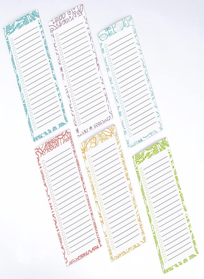 Inkdotpot Pack of 6 Funny Magnetic Dry Erase List For Fridge, Wipe Clean w/NoStain, Quick Notes Shopping & Grocery List Whiteboard for Fridge - Image 3