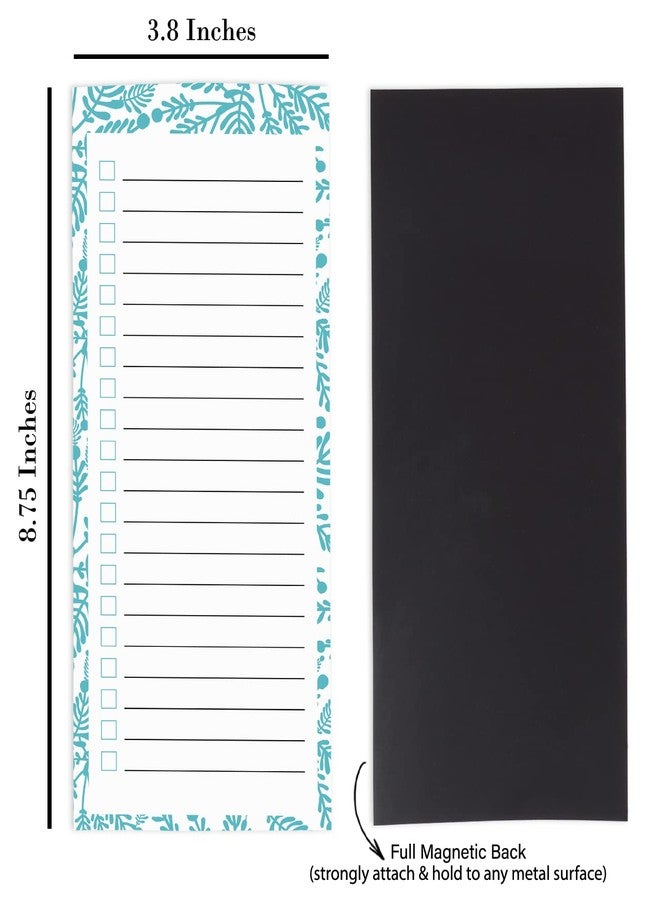 Inkdotpot Pack of 6 Funny Magnetic Dry Erase List For Fridge, Wipe Clean w/NoStain, Quick Notes Shopping & Grocery List Whiteboard for Fridge - Image 2