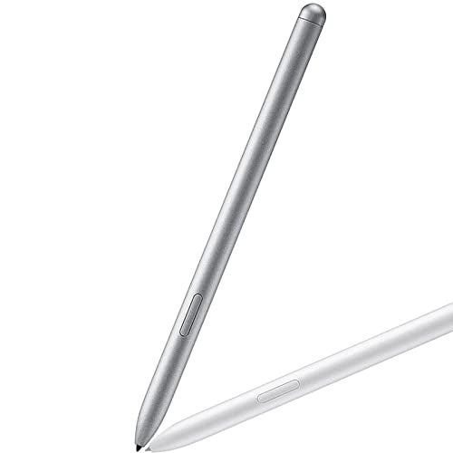 CaoXiong Tab S7 S Pen for Samsung Galaxy Tab S7, Tab S7+ Plus, Tab S7 FE, Tab S7 Stylus Pen Replacement for Samsung Galaxy Tab S7, Tab S7 Plus + Tips/Nibs,Without Bluetooth(Silver) - Image 1