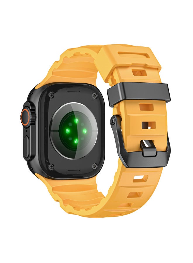 Suitable For Apple Watch Apple IWatch S10Ultar987Se Fkm Wild Trail Fluororubber Watch Strap For Men 