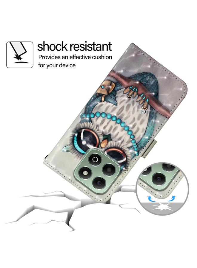 S-TOP Case For Honor X6b 3D Painting Horizontal Flip Leather Phone Case - Image 5