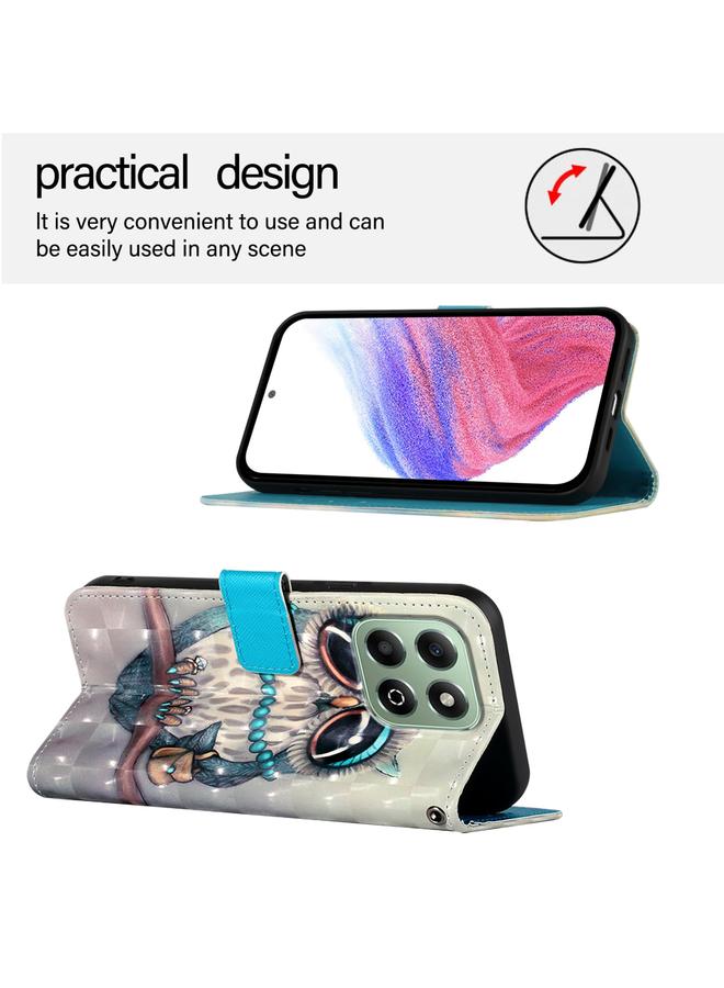 S-TOP Case For Honor X6b 3D Painting Horizontal Flip Leather Phone Case - Image 3