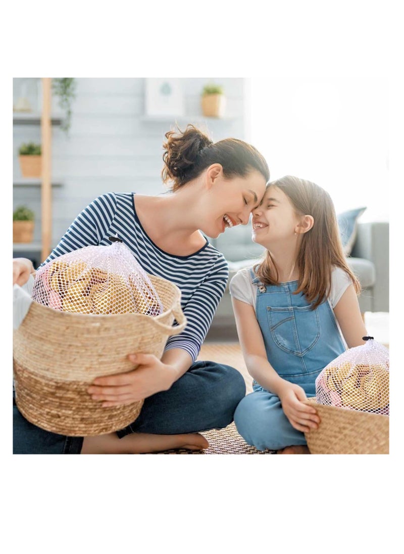 SYOSI - 2 Packs Laundry Bags Mesh Wash Bags Mesh Laundry Bag Travel Laundry Bags, College Laundry Bag Drawstring Design Wash Bags for Blouse Baby Clothes Underwear Dirty Clothes Package (50x60/60x80cm) - Image 1