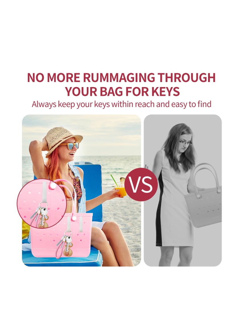 Generic - Bogg Bag Accessories 6 PCS Hook Clips for Organizing Hair Ties and Key Holders Waterproof Tote Bag Attachments - Image 1