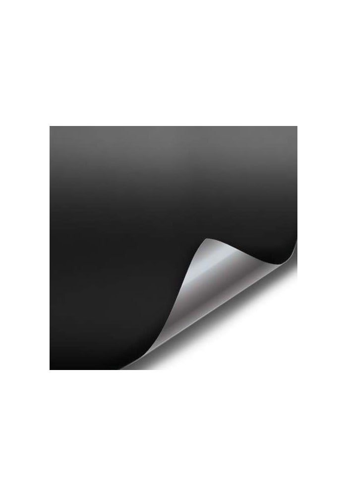 VViViD لفائف فينيل سيارة مات سوداء VViViD مع إطلاق الهواء 3MIL (8FT X 5FT) - Image 2