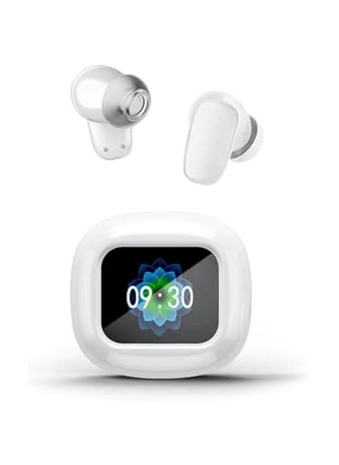 Touchscreen Earbuds Wireless with Portable Bluetooth 5.4 Speaker Touch Screen Case, ANC Earbuds Sound Active Noise Cancelling Earphone Blue Tooth Ear Buds Wireless Bluetooth Earbuds for iPhone Android