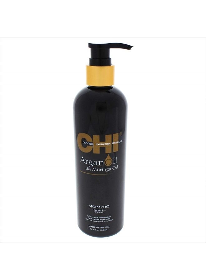 chi Argan Oil Shampoo, Brown, 11.5 Fl Oz (Pack of 1)