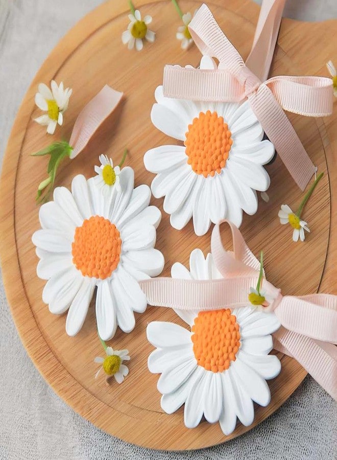 Xcake Lcook Sunflower and Daisy Silicone Mold, 2.72 inch and 2.87 inch Flower Fondant Molds, Pink - Image 4