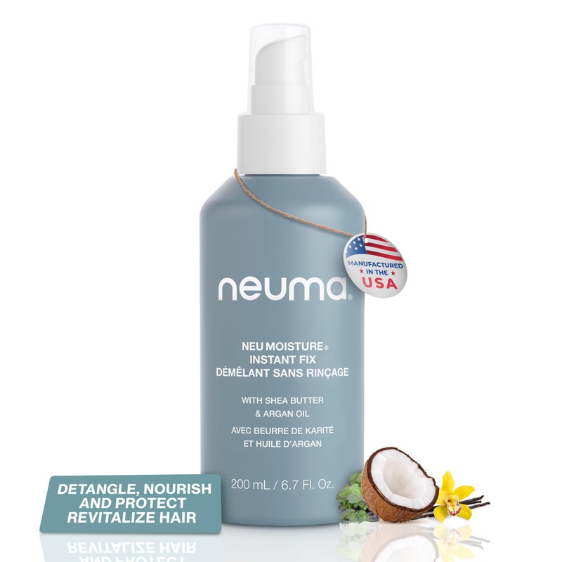 NEUMA Neu Moisture Instant Fix Leave In Hair Treatment Spray 6.7Fl. Oz. Detangles, Nourishes, Protects, Kalette, Coconut, and Vanilla Scent