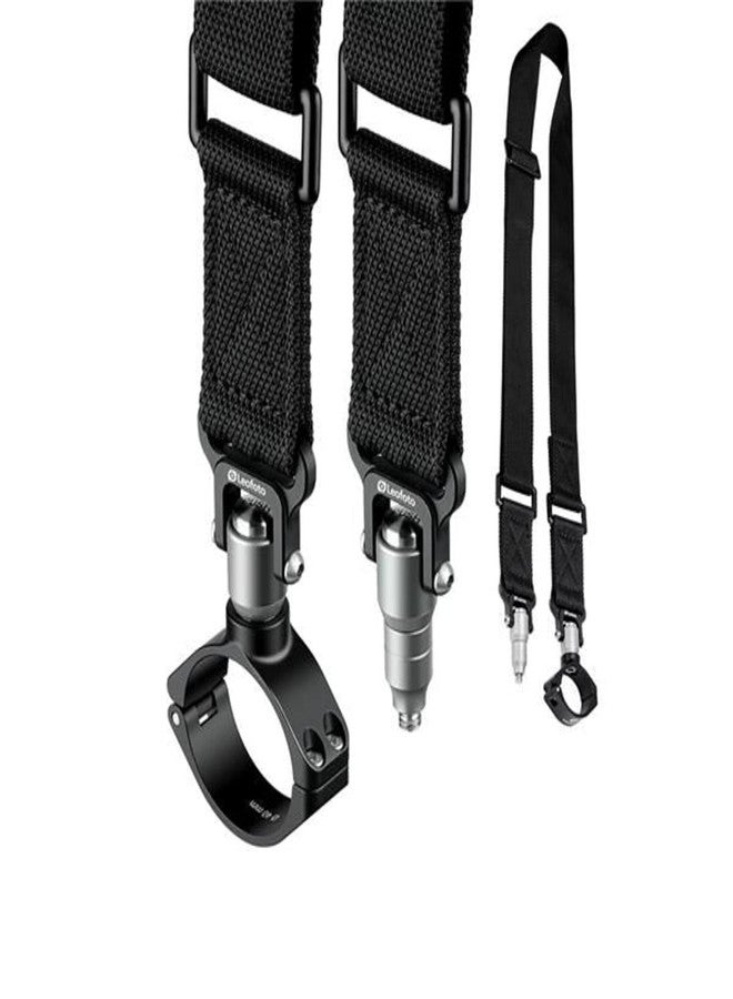 Leofoto Push Button Quick Detach Modular Tripod Strap 36LS Compatible with LS-364C, LS-365C, LS-362C 36mm Diameter 1/4" Screw - Image 2
