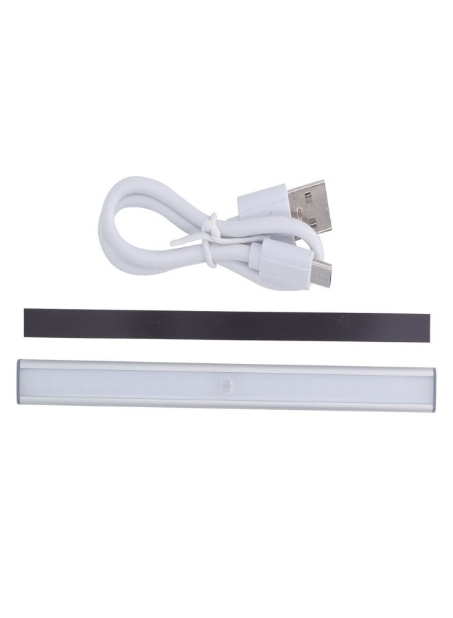 Motion Sensor LED Light Human Body Induction Magnetic Light Strip Built in Battery USB Charging - Image 1