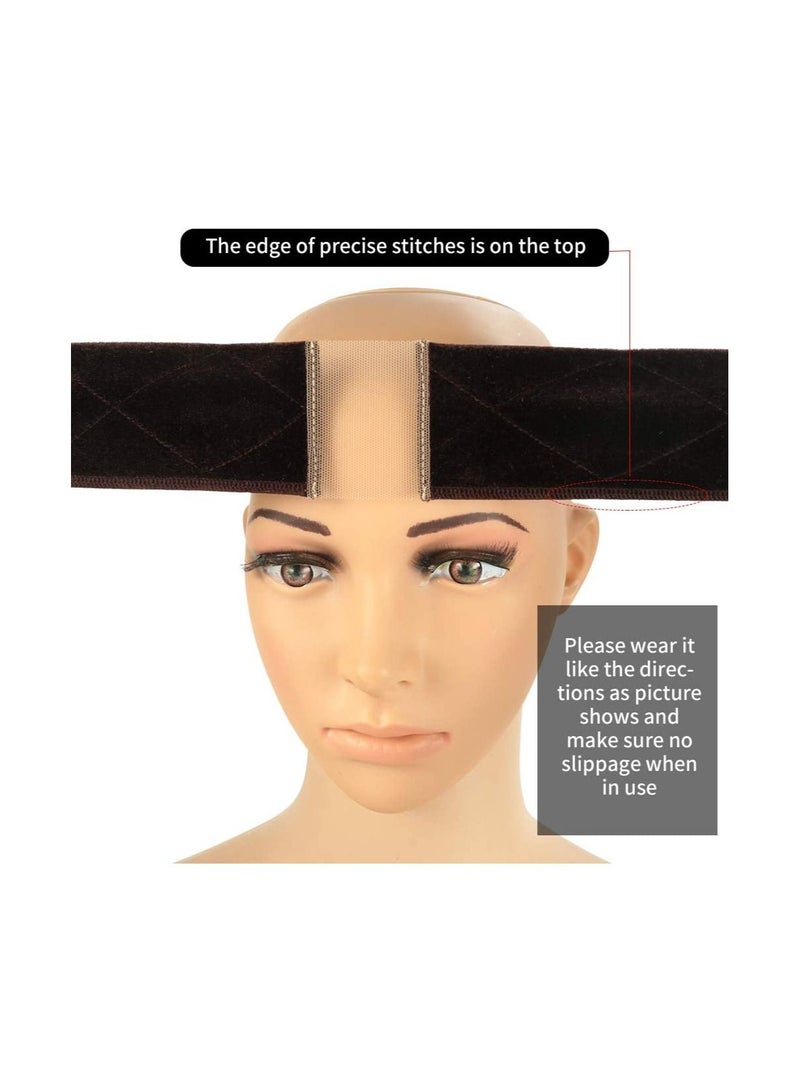 Estelle Wig Grip Non Slip Lace Wig Band Wig Headband Grip Velvet Scarf Hair Band for Wigs and Frontal 01 piece Blonde - Image 2