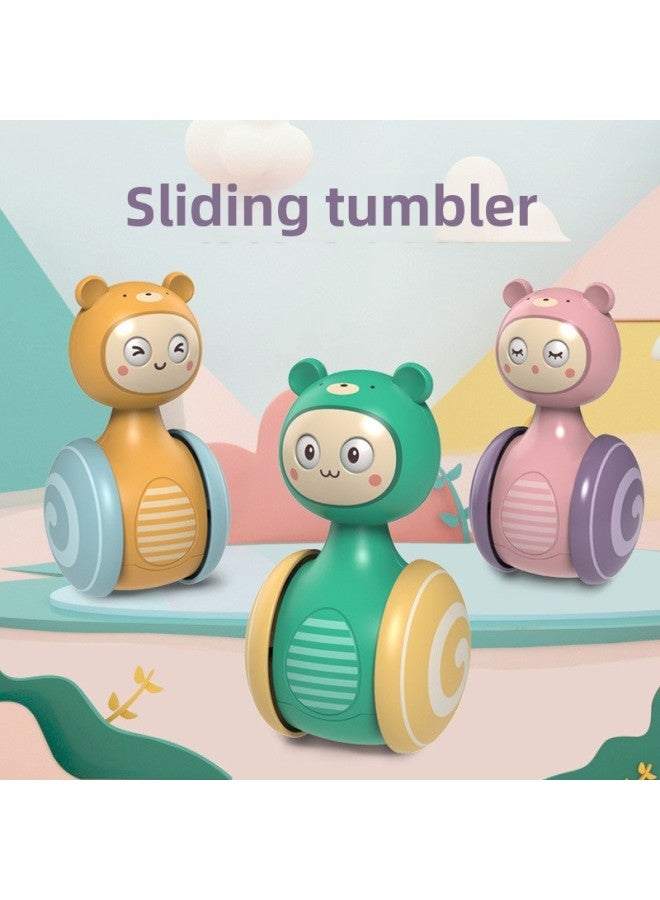 For Baby Children's Educational Early Education Can Slide Tumbler Baby Learn To Climb Hot-selling Gift Toys-Color:Green Sliding Tumbler ]  - Image 2