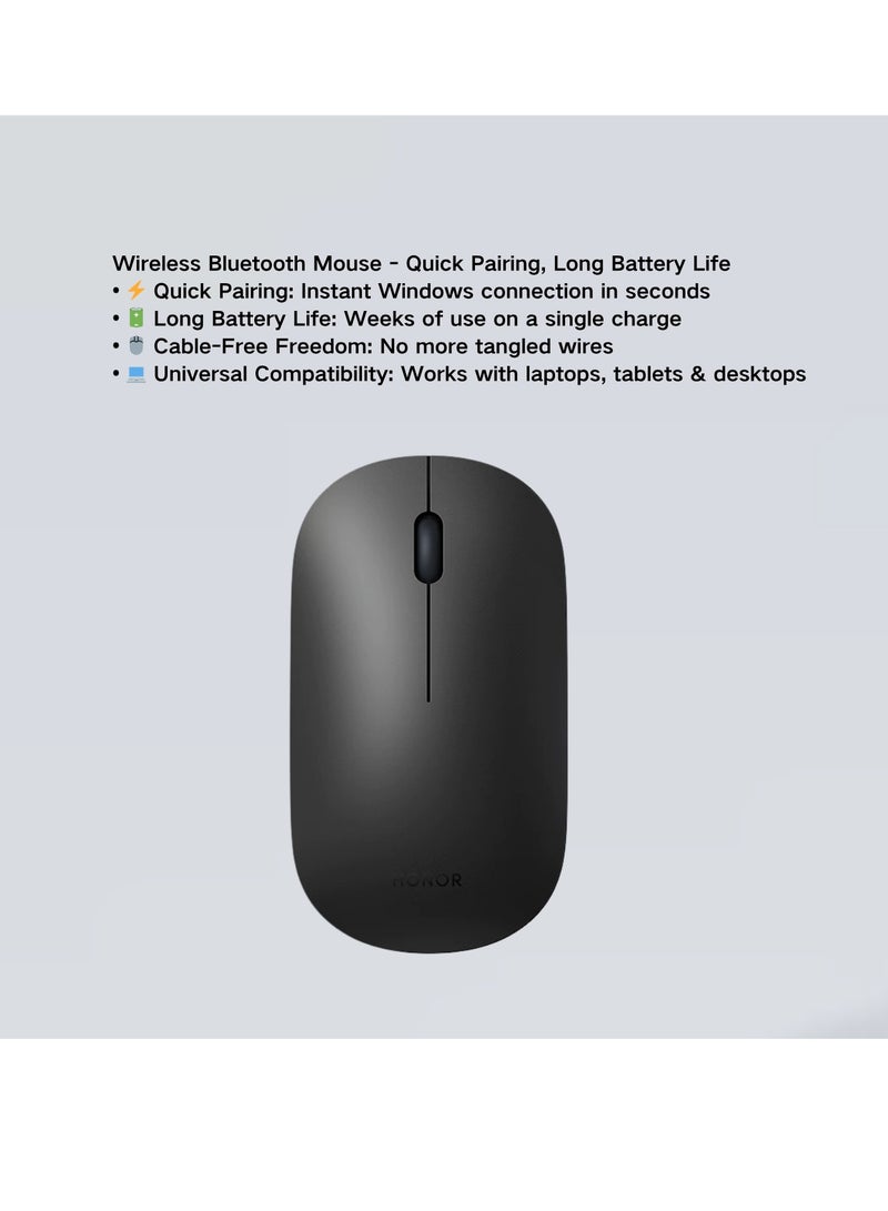 Honor Mouse 2 - Ergonomic Wireless Bluetooth Mouse with Precision Tracking black - Image 5