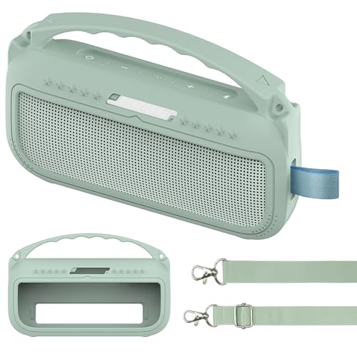 JCHPINE Silicone Cover Case for Bose SoundLink Flex Portable Bluetooth Speaker 2nd Gen, Protective Holder Accessories (Silicone case, Alphine Sage) - Image 1