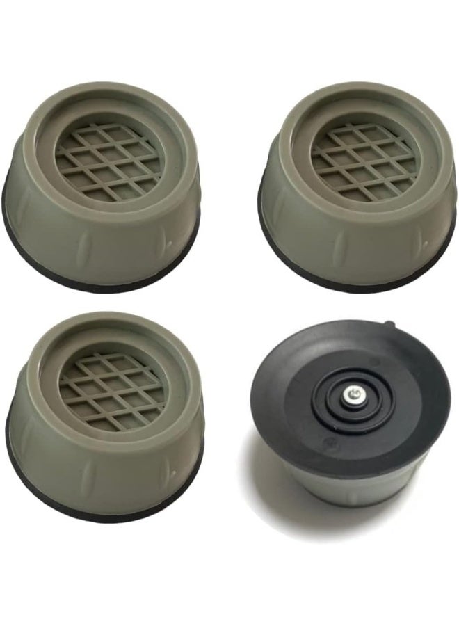 melfi Noise Cancelling Shock Pad Washing Machine Support, Washer And Dryer Anti-Vibration Pads, Slip Anti Vibration And Noise Reducing Rubber Washing Machine Feet Pads (4Pcs Set)  - Image 1