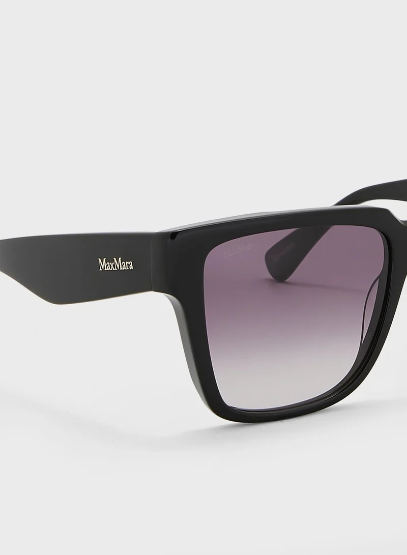 MaxMara Rectangle Shape Sunglasses