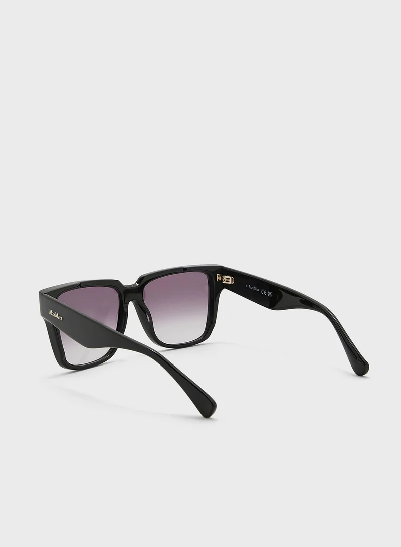 MaxMara Rectangle Shape Sunglasses