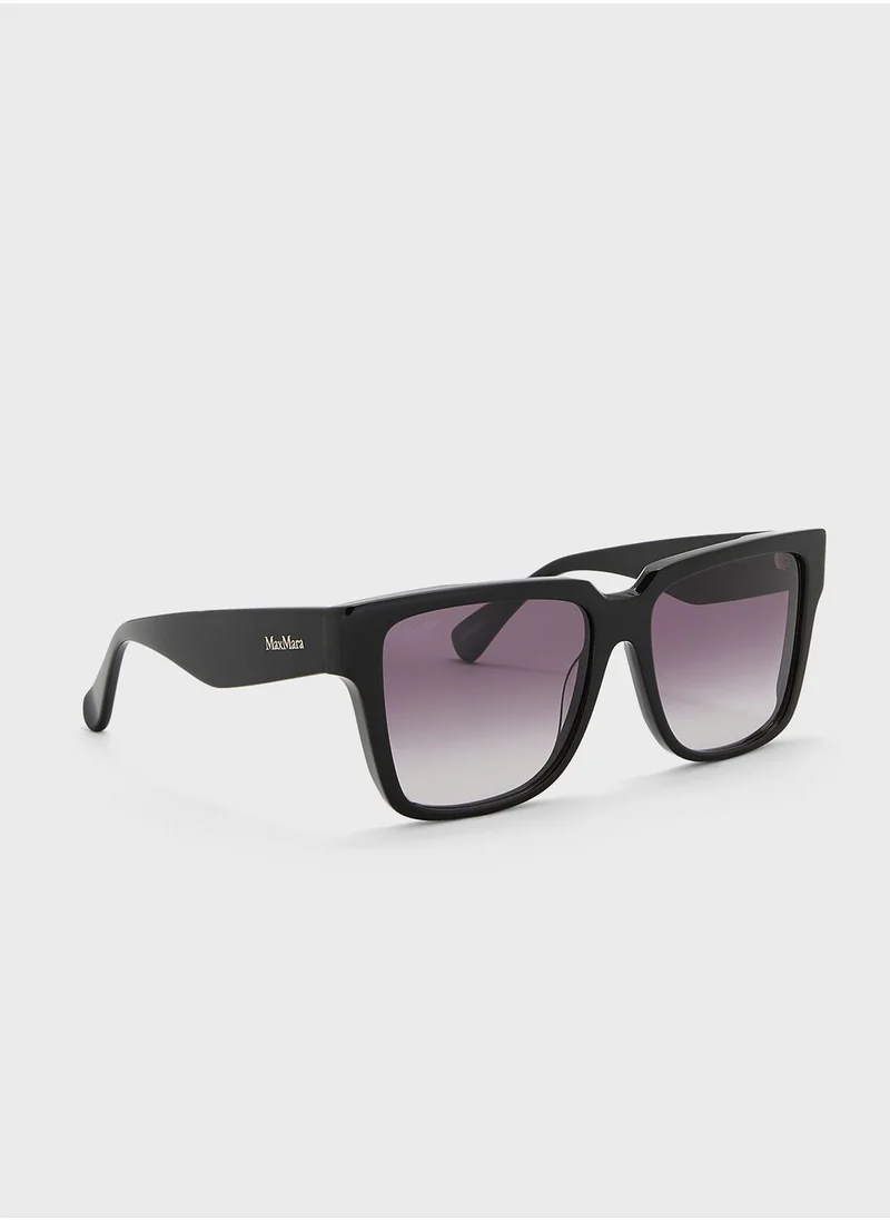 MaxMara Rectangle Shape Sunglasses