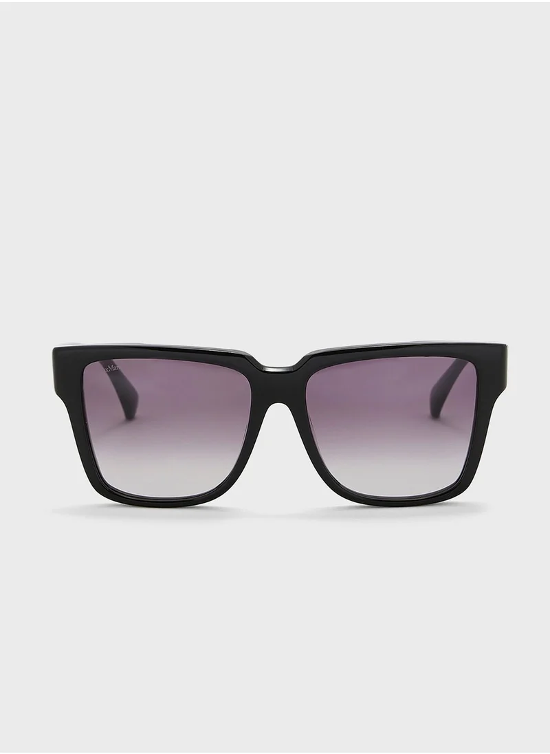 MaxMara Rectangle Shape Sunglasses