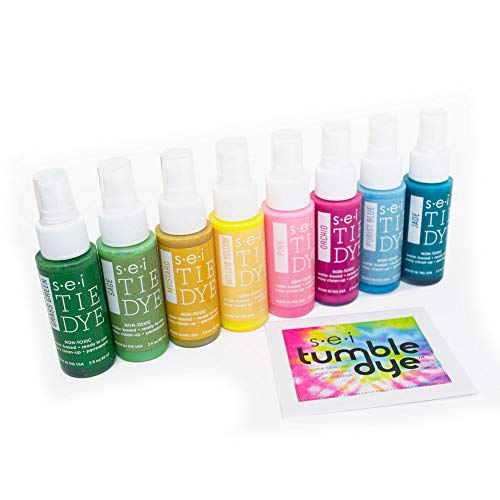 SEI S.E.I. Natural Fade Tie Dye Kit, Fabric Dye Spray Set, Easy Clean Up, Easy Application, Spray Tie Dye Kit - 8 Pack of Colors - Image 4