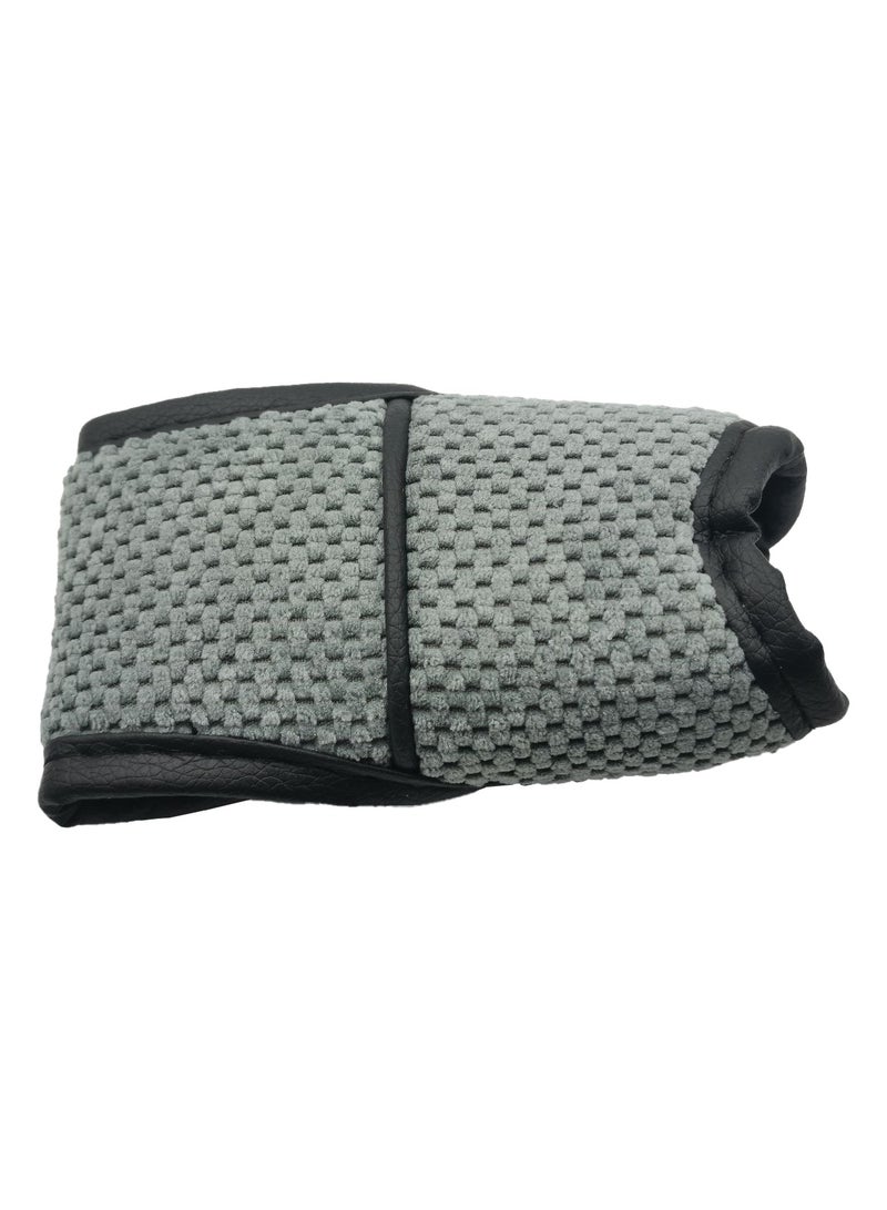 سبايدر العنكبوت غطاء ناقل الحركة غطاء مقبض تروس أوتوماتيكي مناسب عالمي مع قبضة مريحة مريحة رمادي وأسود صغير GDT111 - Image 4