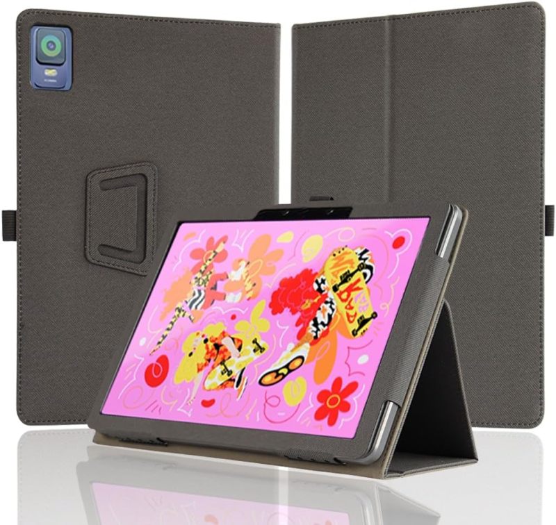 Drawing Tablet Case: Apricot Adjustable Stand Case - Shockproof PU Leather Protective Case for Digital Artists On The Go - Image 1