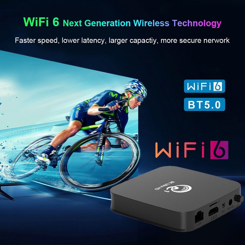 صندوق تلفزيون 4K بنظام أندرويد، مشغل وسائط شبكي، TV BOX - Image 2